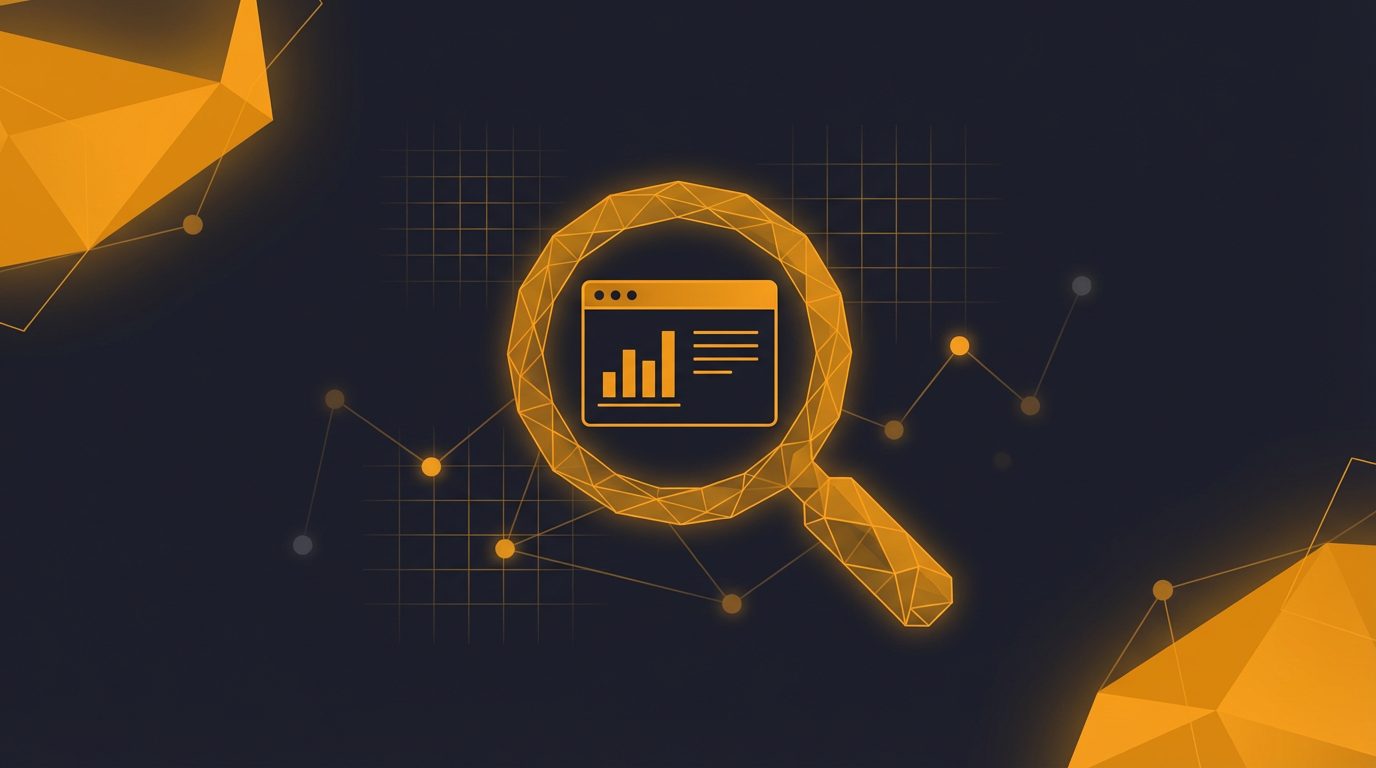 SEOFlash free SEO audit tool - magnifying glass analyzing a website